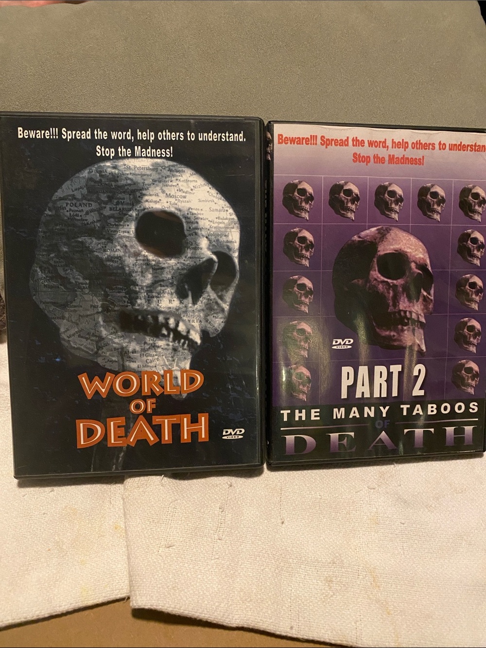 World of Death & Part 2: The Many Taboos of Death DVD Set - Black & Purple